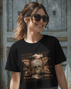 Limited Time Only Skull Cropped Boxy Tee for Women