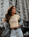 Floral Bloom Women's Crop Tee – Alvora Wear