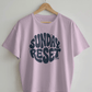 Sunday Rest Boxy Crop Tee