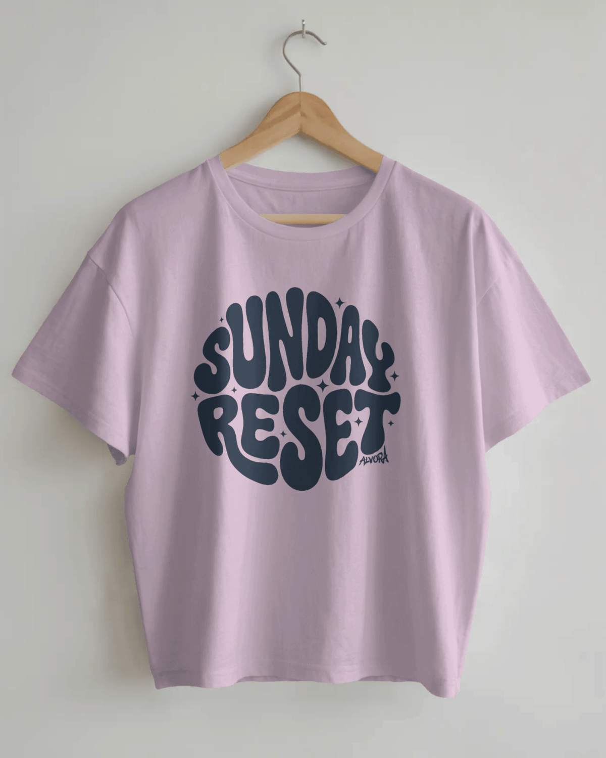 Sunday Rest Boxy Crop Tee