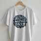 Sunday Rest Boxy Crop Tee
