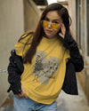 Skeleton Unisex Heavy Cotton DTF Graphic Tee by Alvora