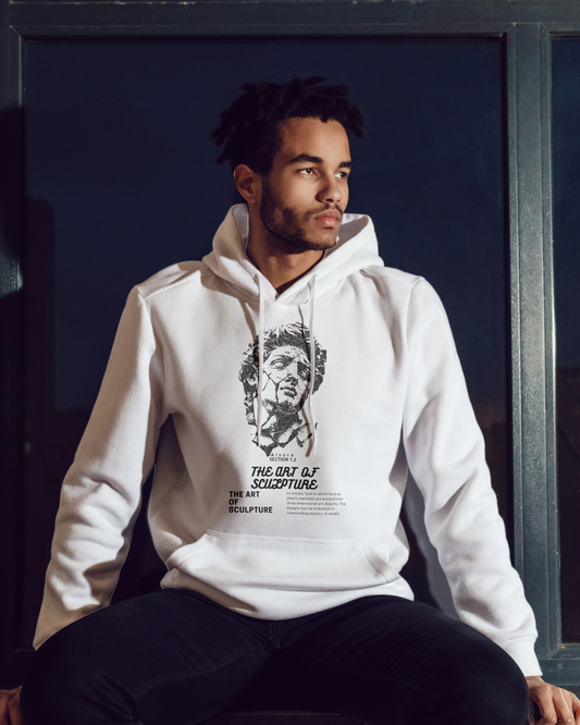 Sculpted Soul Unisex Hoodie – Premium Cotton Art Graphic Hoodies